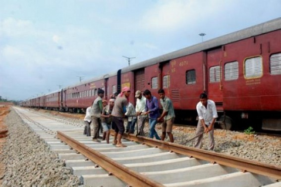 Tripura to get a taste of express train soon after BG conversion under Mega Block by Marchâ€™ 16